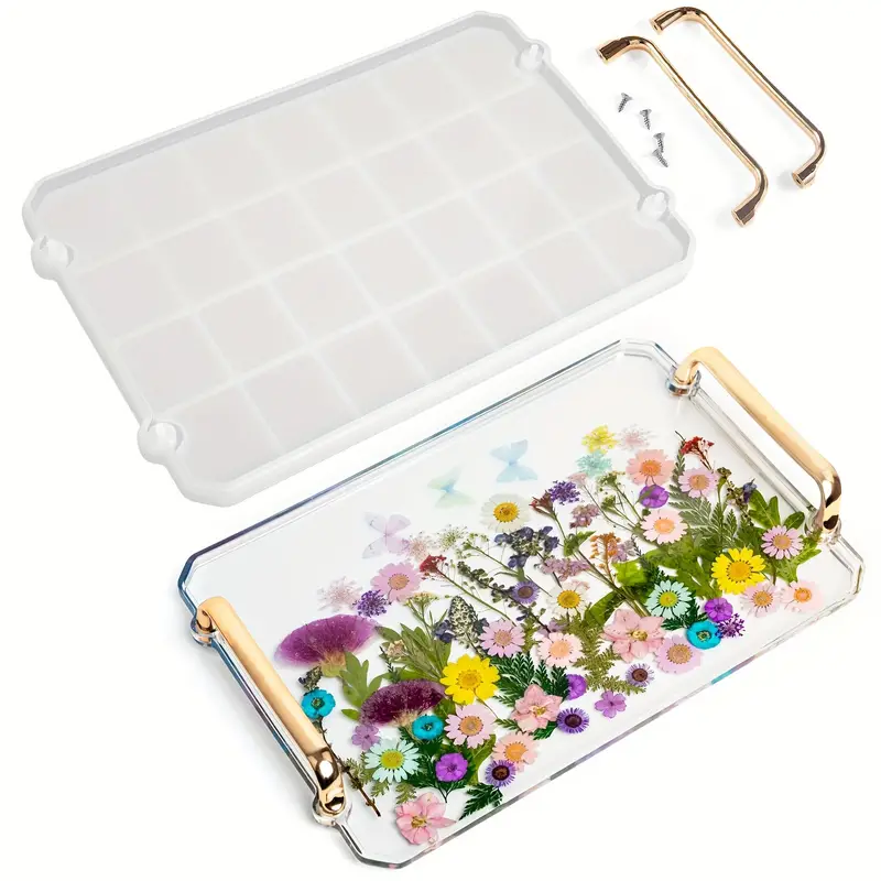 Serving Tray Mold - Large Storage Tray Silicone Mold DIY