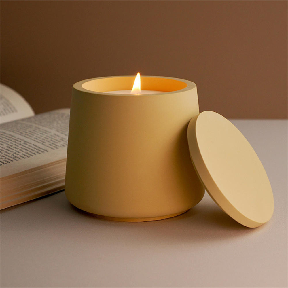 Serving Tray Mold - Candle Jar Silicone Mold With Lid