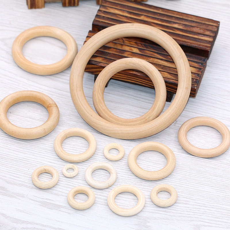 Wood Ring Blank - 25-80mm Natural Wood Large Wooden Ring