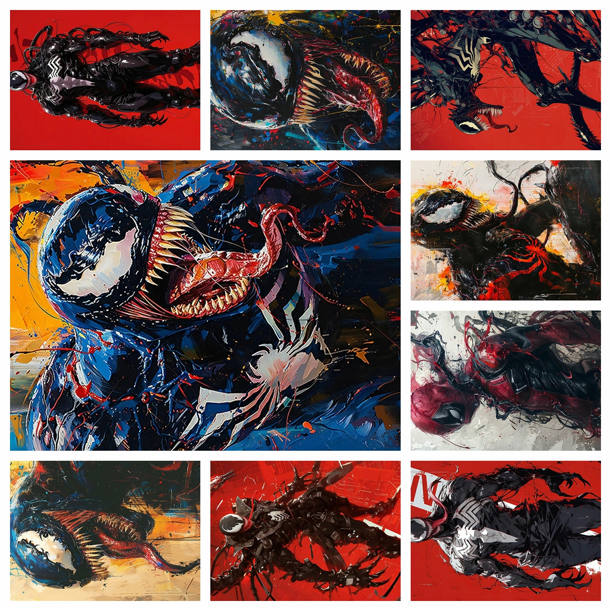 Anime Marvel venom spider-man  - огляд і ціна Resin Craft Kit