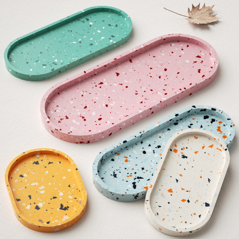 Oval Shape Plaster Storage Tra - огляд і ціна Serving Tray Mold