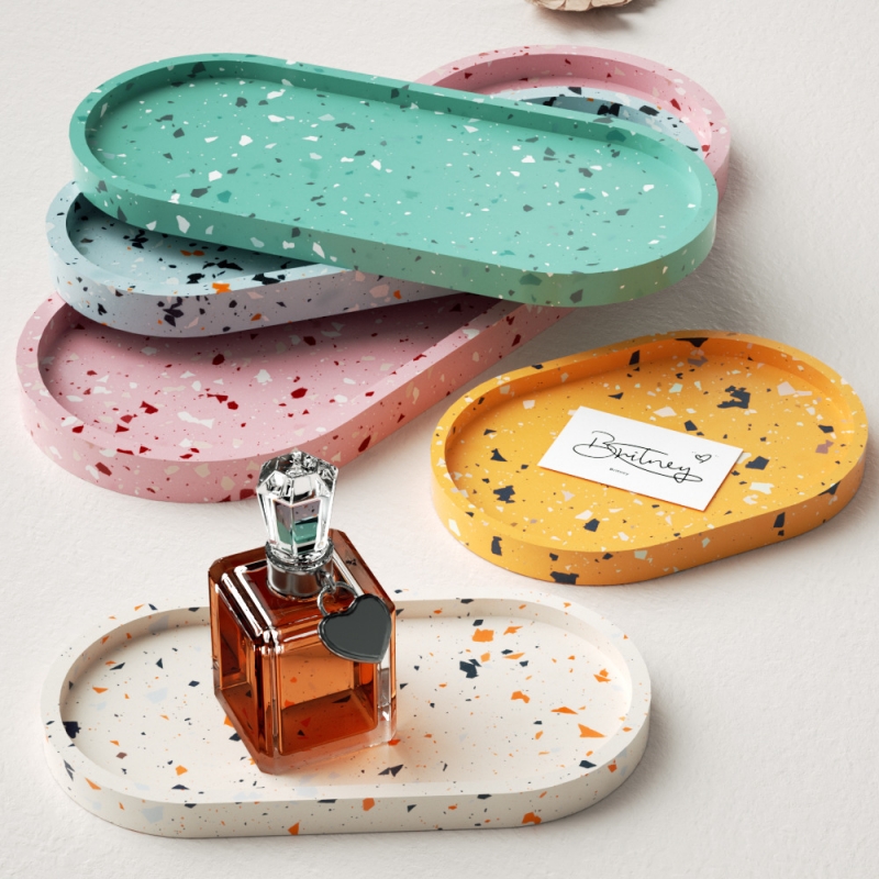 Oval Shape Plaster Storage Tra - огляд і ціна Serving Tray Mold