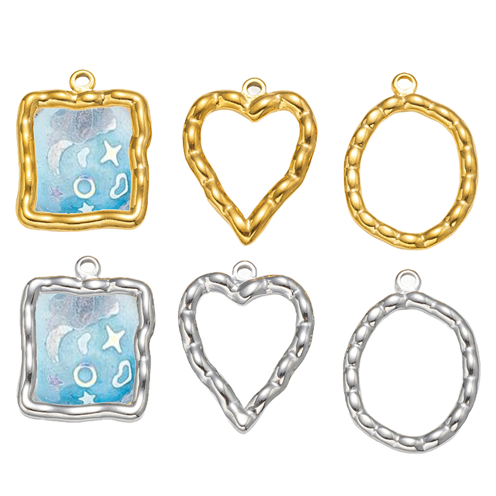 5pcs Stainless Steel Heart Rou - огляд і ціна Resin Craft Projects