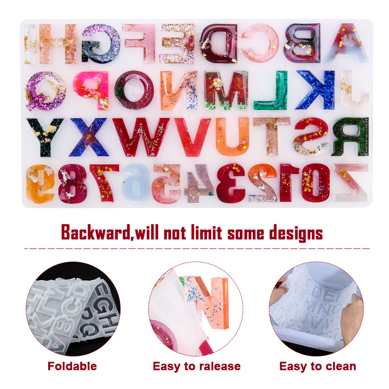 Alphabet Epoxy Resin Mold Kit  - огляд і ціна Resin Jewelry Kit
