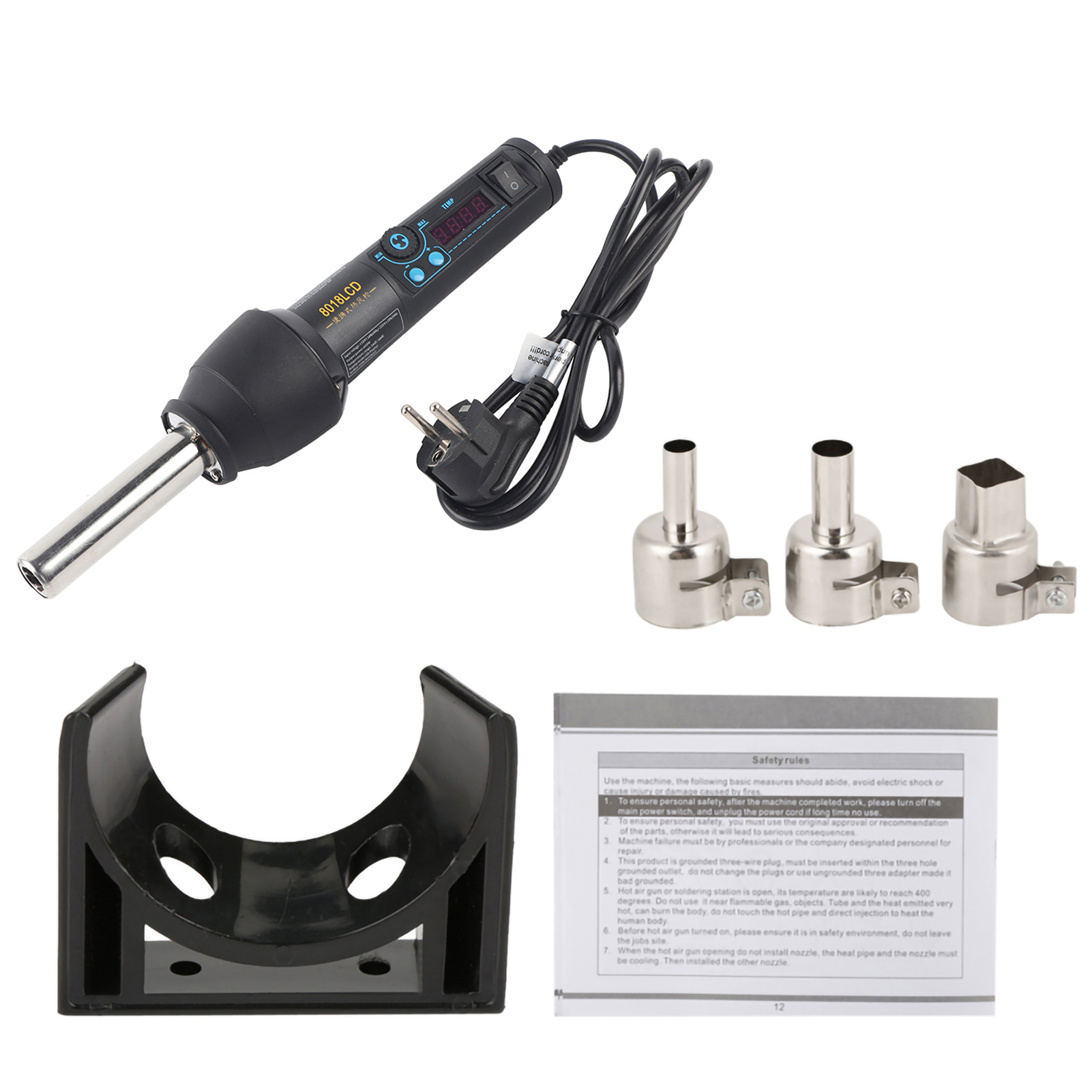 8858‑I / 650W LED Digital Disp - огляд і ціна Heat Gun Small