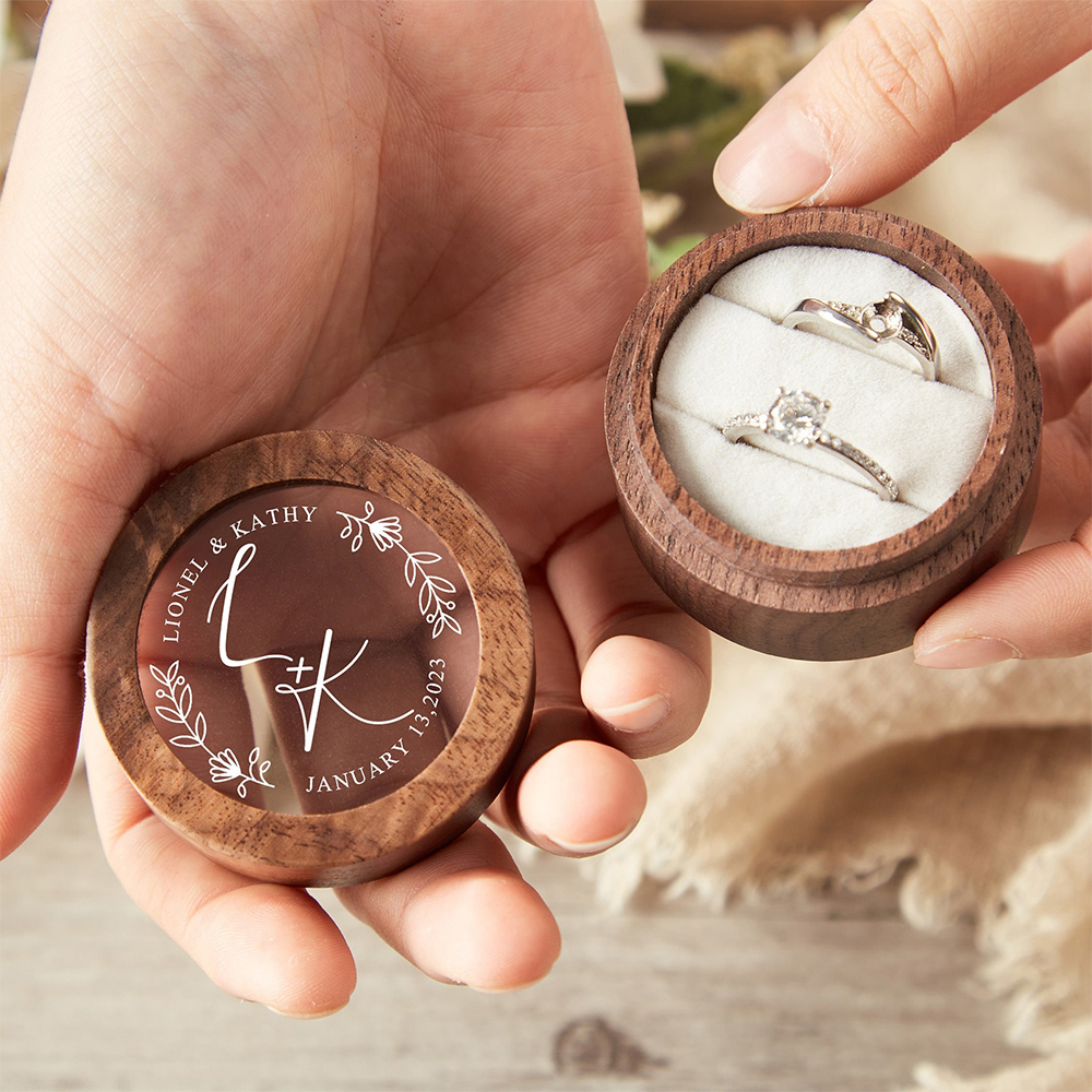 Personalized Wooden Wedding Ri - огляд і ціна Wood Ring Blank
