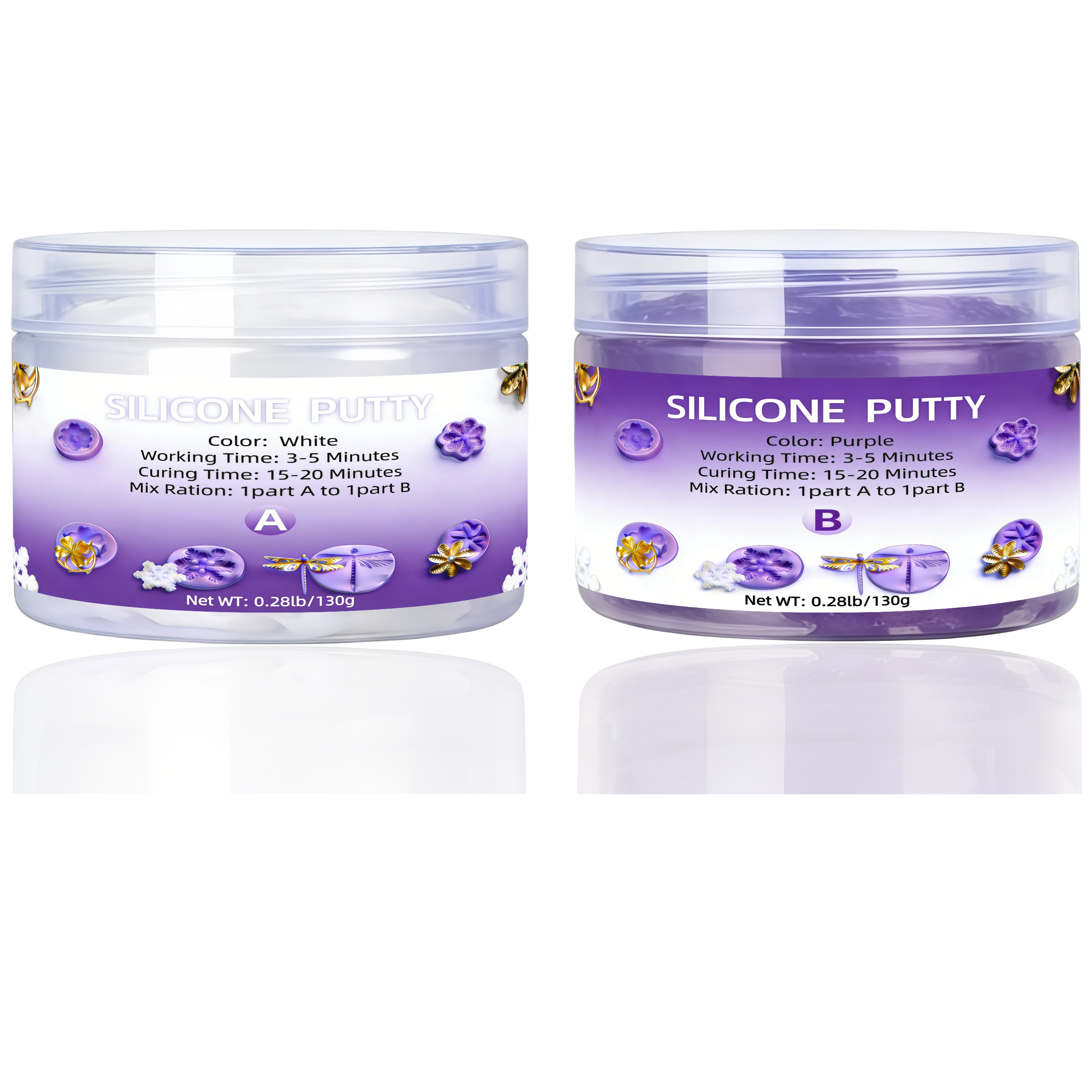 Silicone Putty - Flexible Sili - огляд і ціна Resin Craft Kit