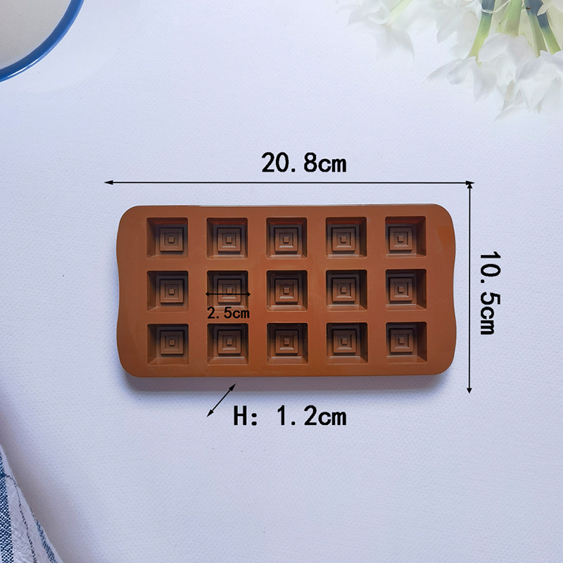 Classical Chocolate Mold Squar - огляд і ціна Silicone Mold Tray