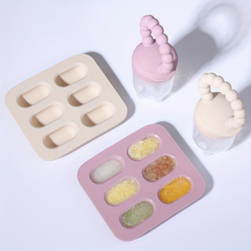 2pcs/set Baby Feeding Set: Fru - огляд і ціна Silicone Mold Tray