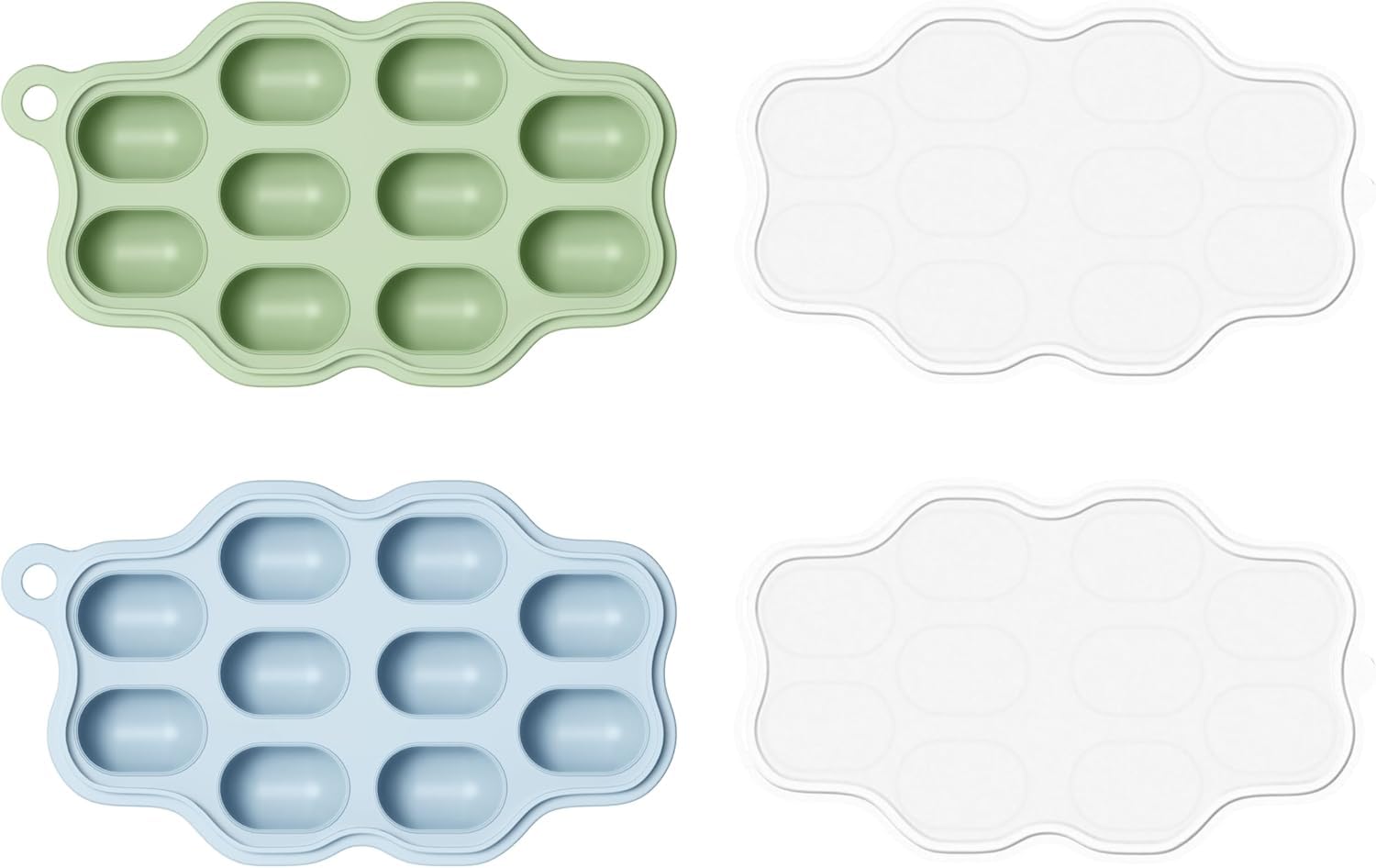 2-Pack Silicone Baby Food Free - огляд і ціна Silicone Mold Tray