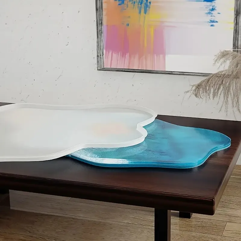 2026-Large 61cm Irregular tray - огляд і ціна Resin Ocean Wave Mold