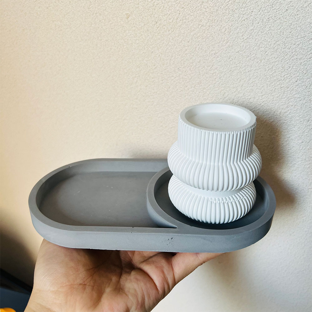 Oval Storage Tray Concrete Mol - огляд і ціна Serving Tray Mold