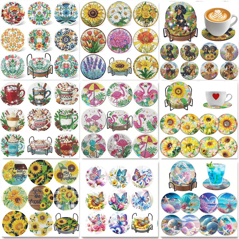 8-piece set/Diamond painting c - огляд і ціна Resin Craft Kit