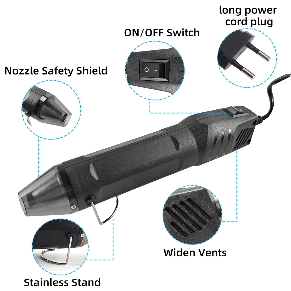 300W EU Hot Air Gun Soldering  - огляд і ціна Heat Gun Small