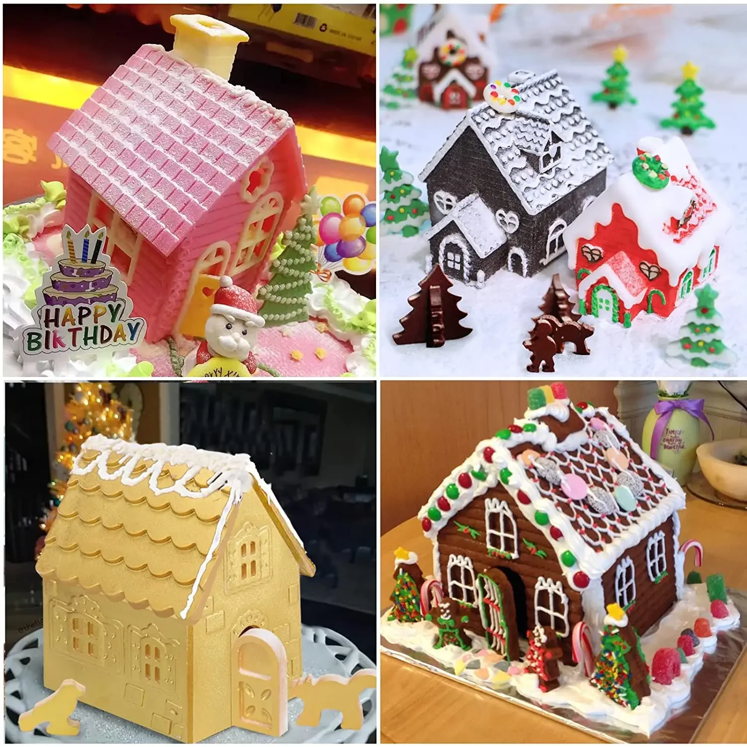 Christmas House Building block - огляд і ціна Silicone Mold Tray