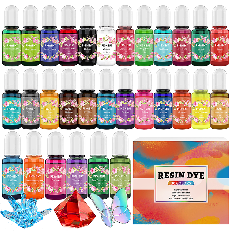DIY Epoxy Resin Pigment Kit Ca - огляд і ціна Resin Jewelry Kit