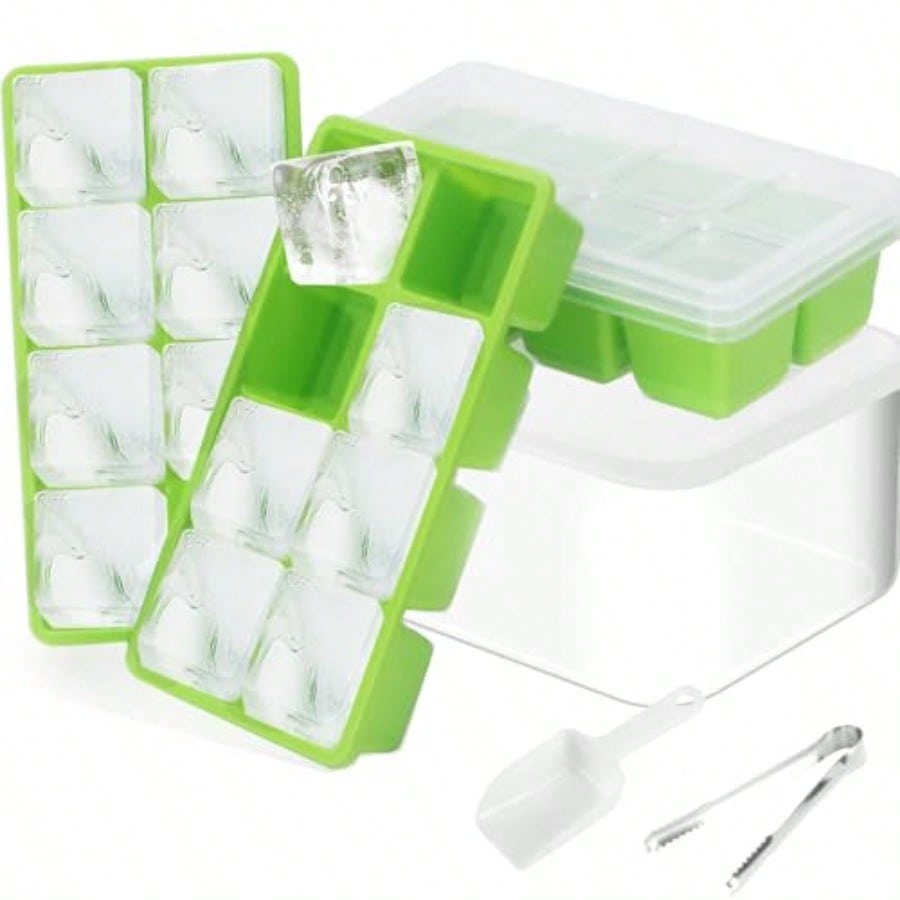 Ice Trays For Freezer With Lid - огляд і ціна Silicone Mold Tray