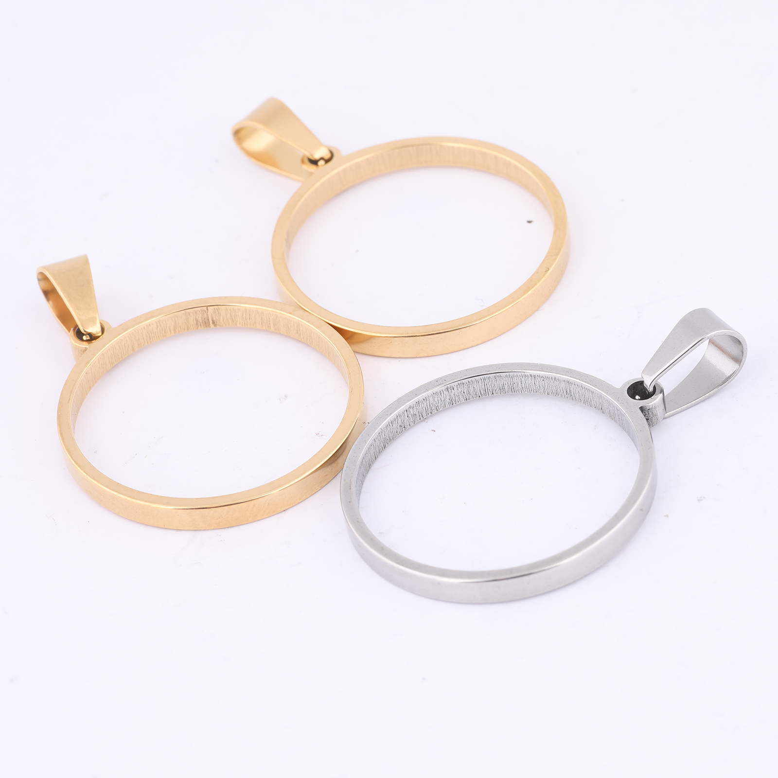 10pcs 25mm Round Open Bezel Ch - огляд і ціна Resin Craft Projects