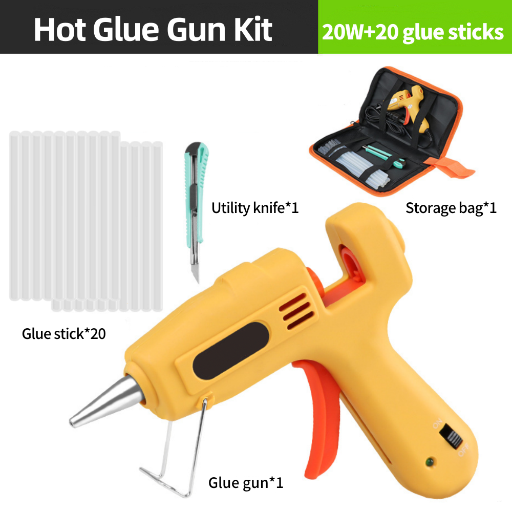 Hot Glue Gun Kit 20W Mini DIY  - огляд і ціна Heat Gun Small