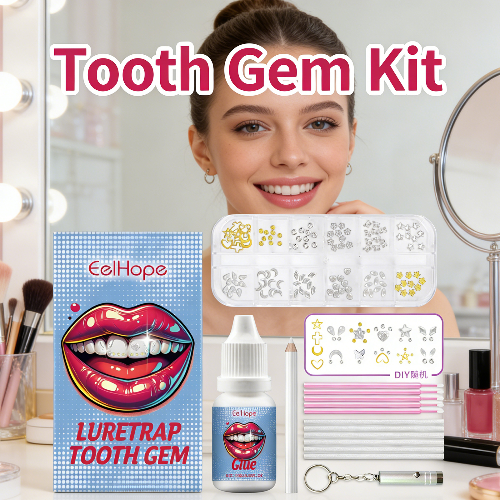 Tooth Gems Sparkling Teeth Jew - огляд і ціна Resin Jewelry Kit