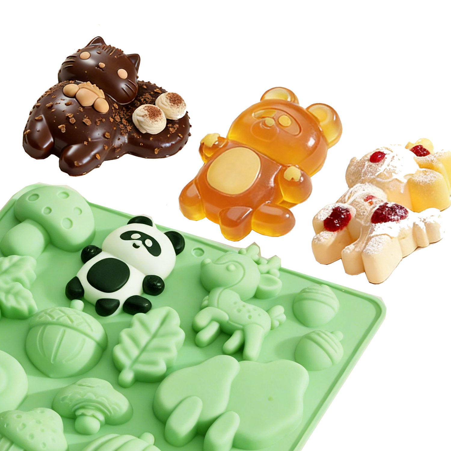 1 Silicone Cake Mold in the Sh - огляд і ціна Resin Craft Projects