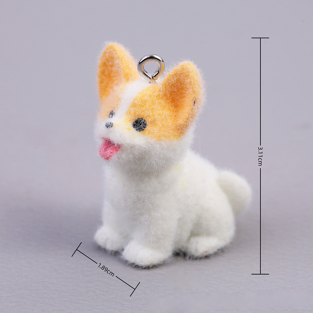 10pcs Flocking Puppy Dog Resin - огляд і ціна Resin Craft Projects