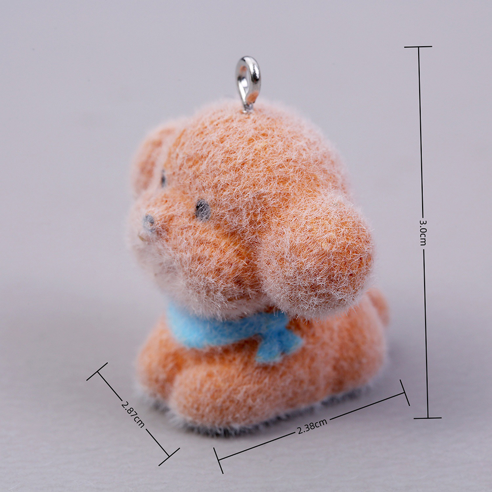 10pcs Flocking Puppy Dog Resin - огляд і ціна Resin Craft Projects