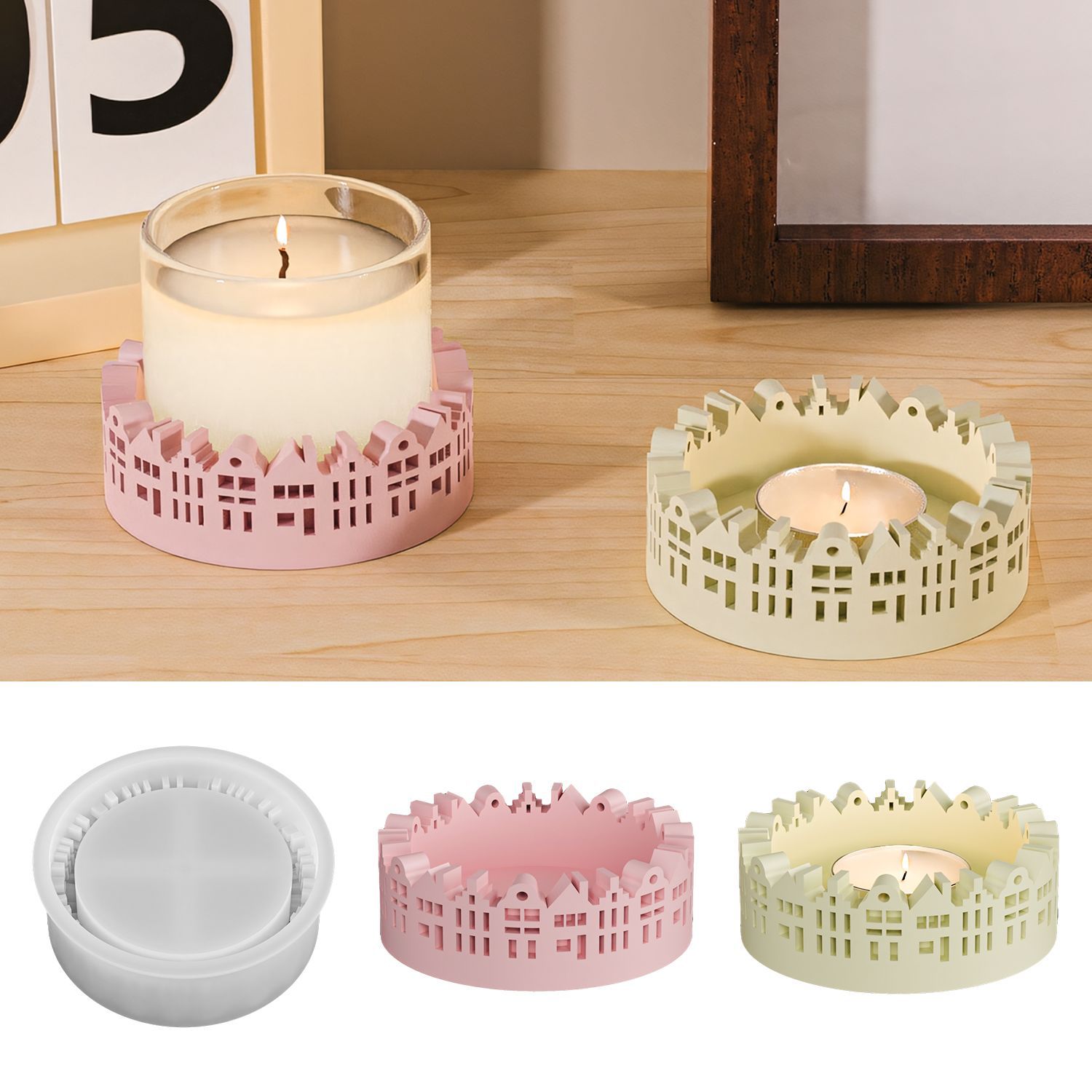 Hollow House Mold Flexible Res - огляд і ціна Resin Craft Workshop