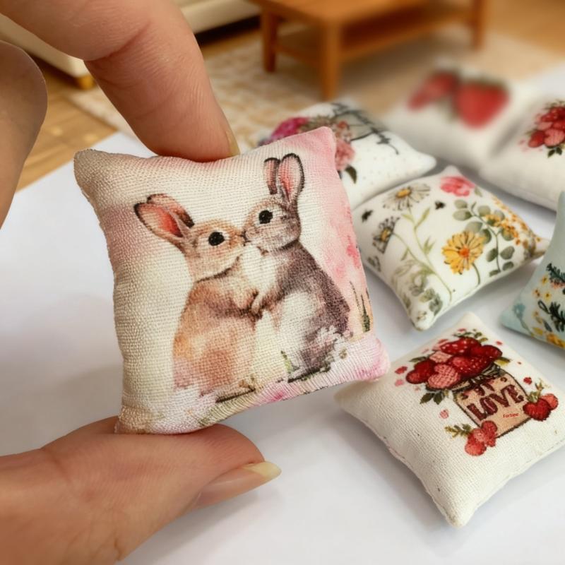 2Pcs Dollhouse Bedroom Sofa Sc - огляд і ціна Resin Crafts