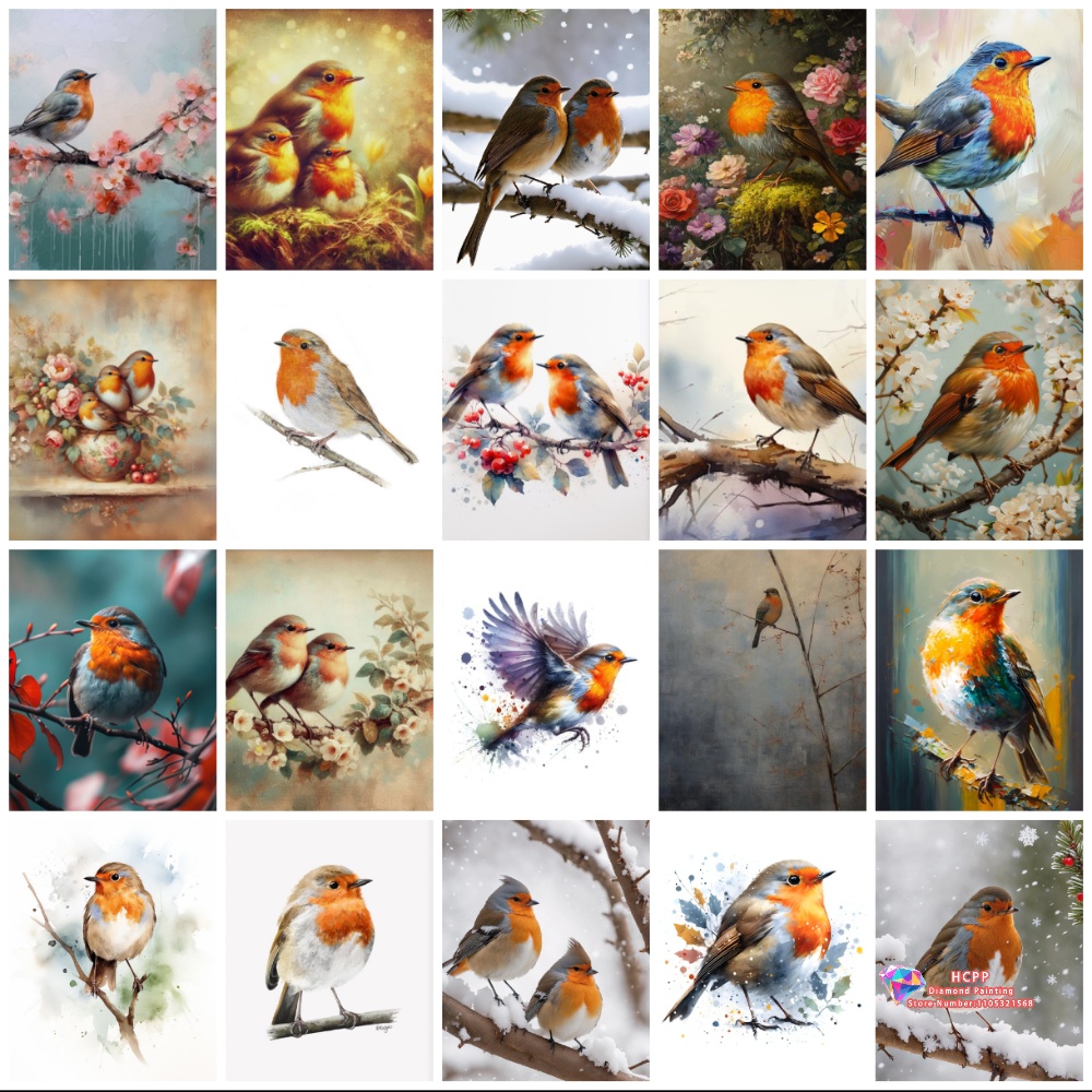 unframe Robin Bird Cute Robin  - огляд і ціна Resin Craft Kit