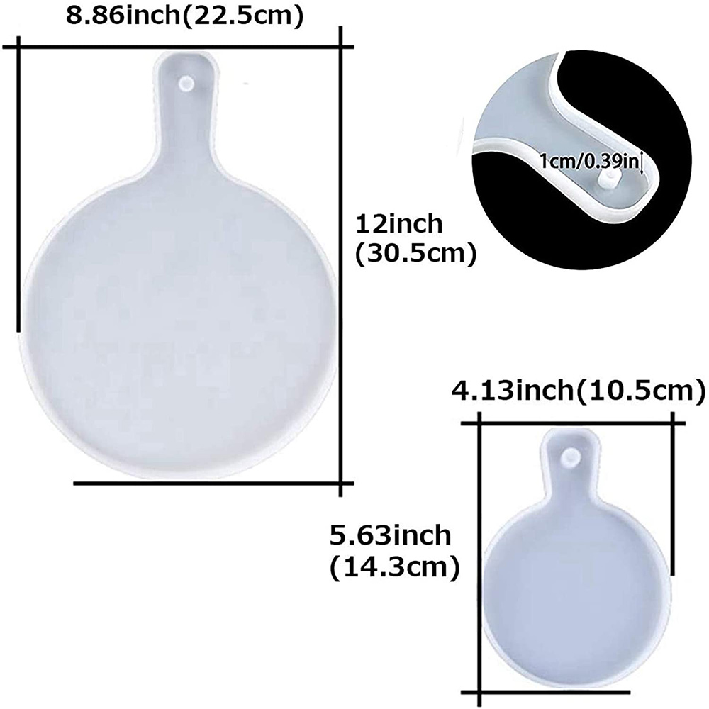 J1UL1N Resin Tray Silicone Mol - огляд і ціна Serving Tray Mold