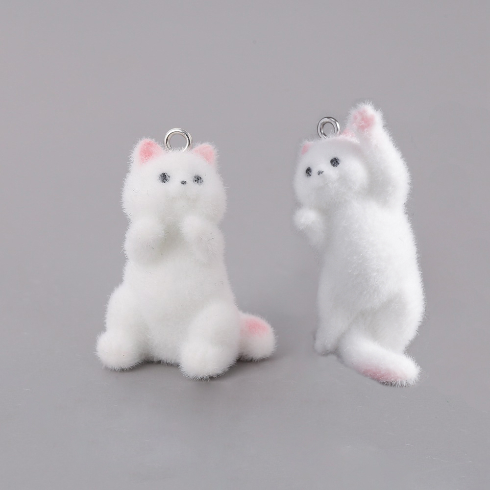 2pcs Flocking Little Cat Resin - огляд і ціна Resin Craft Projects