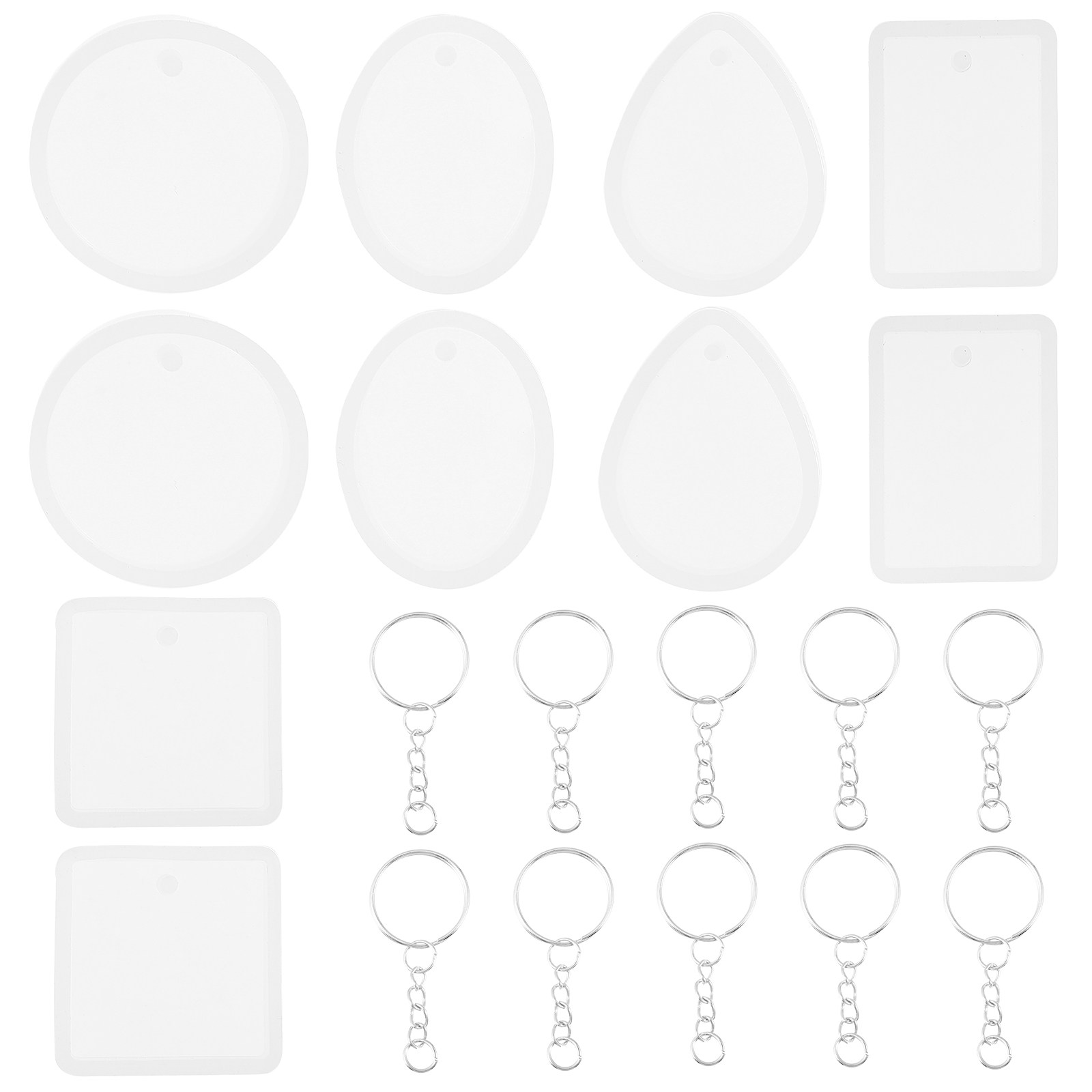 10pcs Diy Keychain Pendant Cha - огляд і ціна Resin Crafts