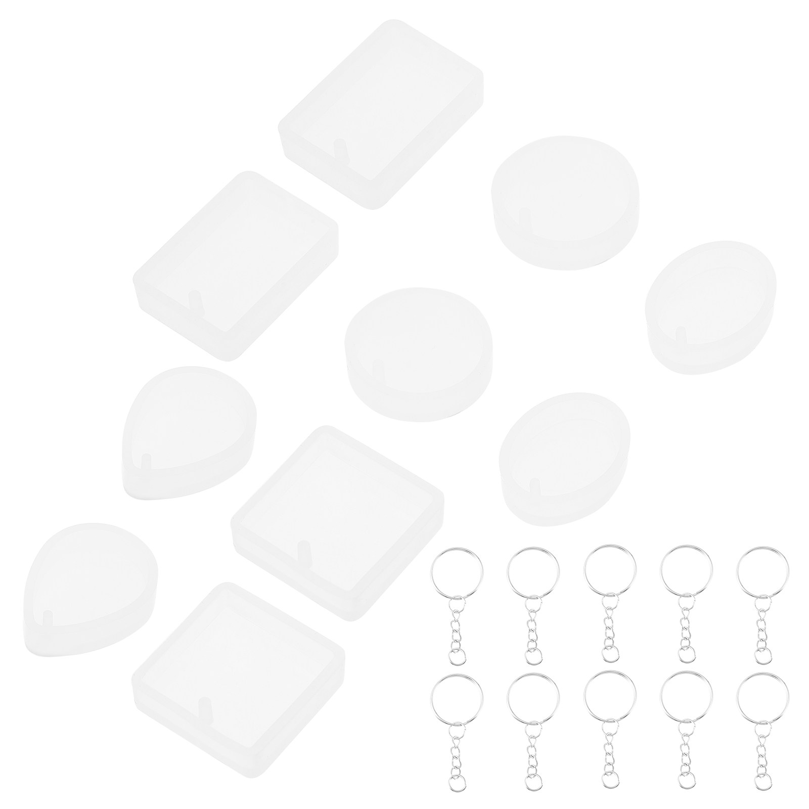 10pcs Diy Keychain Pendant Cha - огляд і ціна Resin Crafts