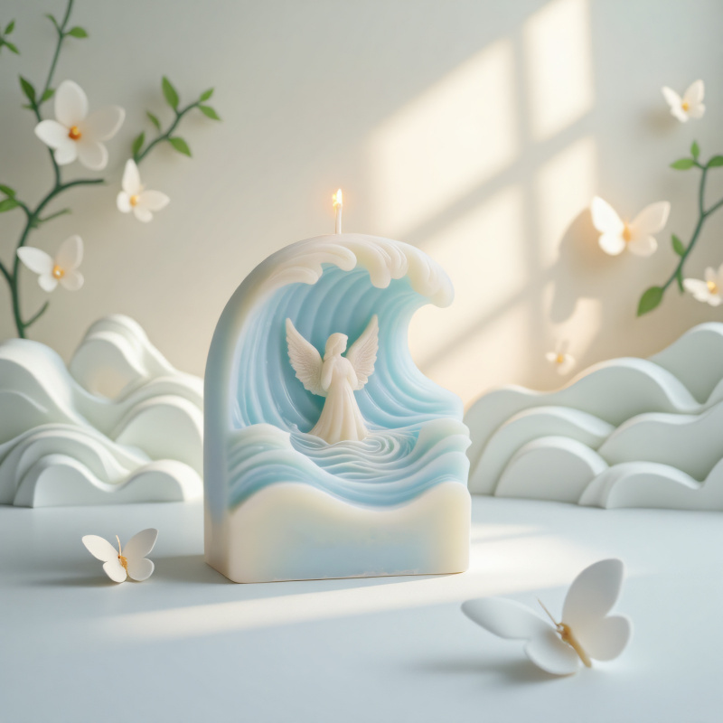 2pcs Wave Angel Silicone Mold  - огляд і ціна Resin Ocean Wave Mold